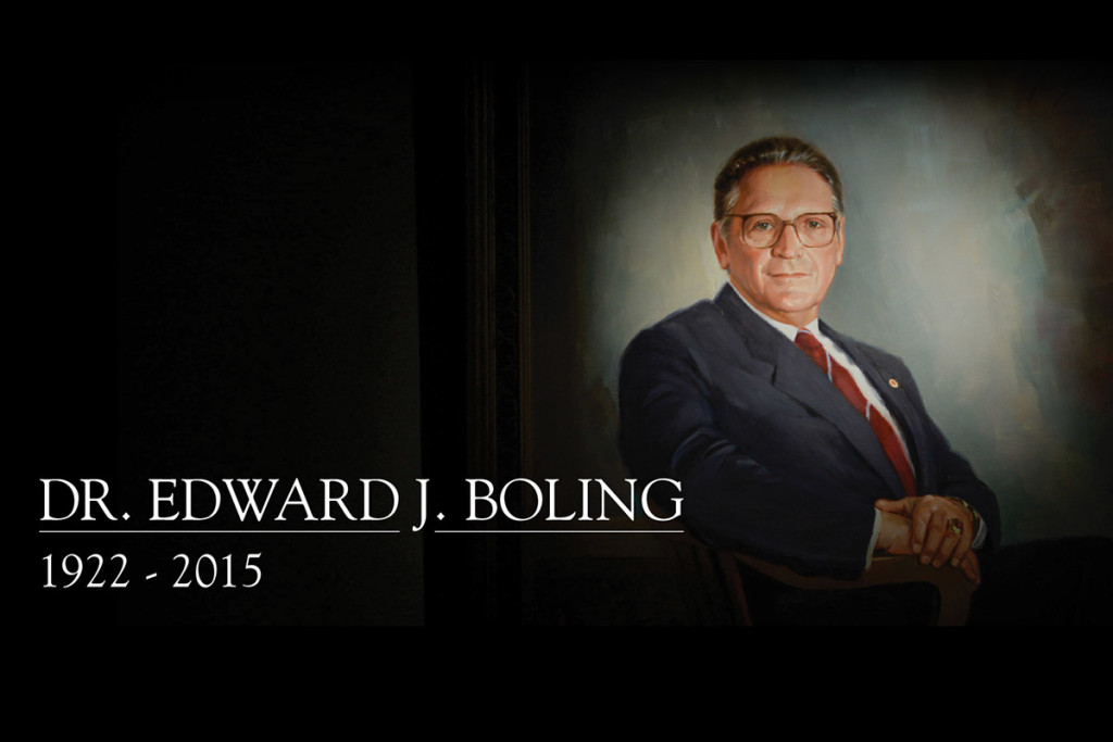 Dr. Edward J. Boling 1922-2015