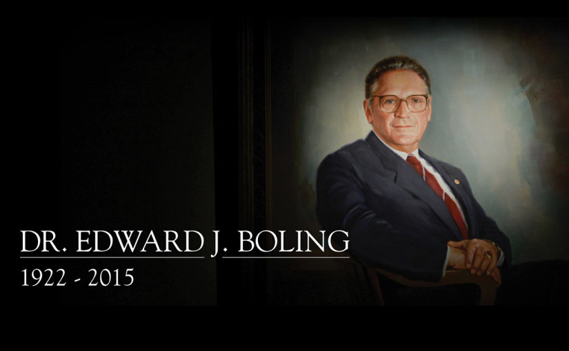 Dr. Edward J. Boling 1922-2015